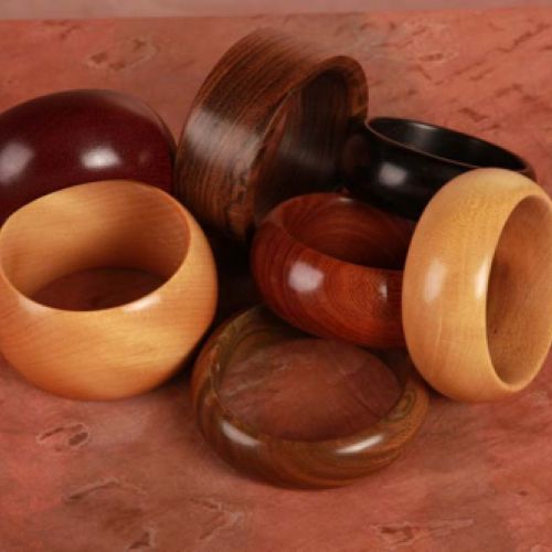 Pulseras diferentes maderas naturales