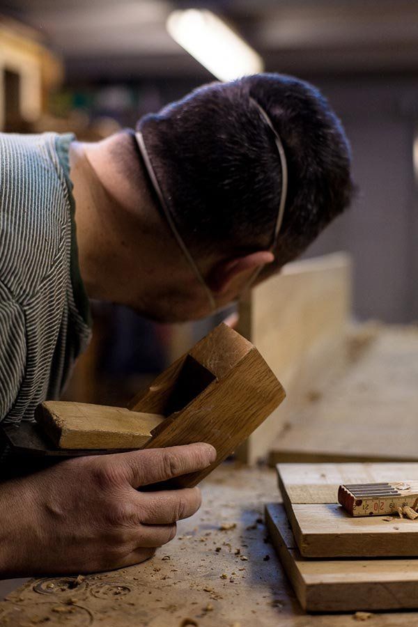 Òscar Ollé ebanista de Montblanc